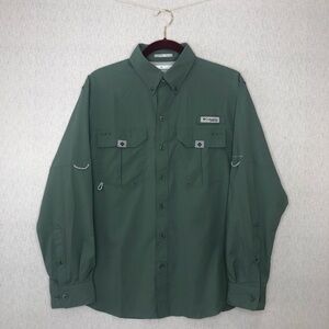Columbia PFG Mens Shirt S LS Omni-Shield Blood N Guts Vented Fishing Outdoor